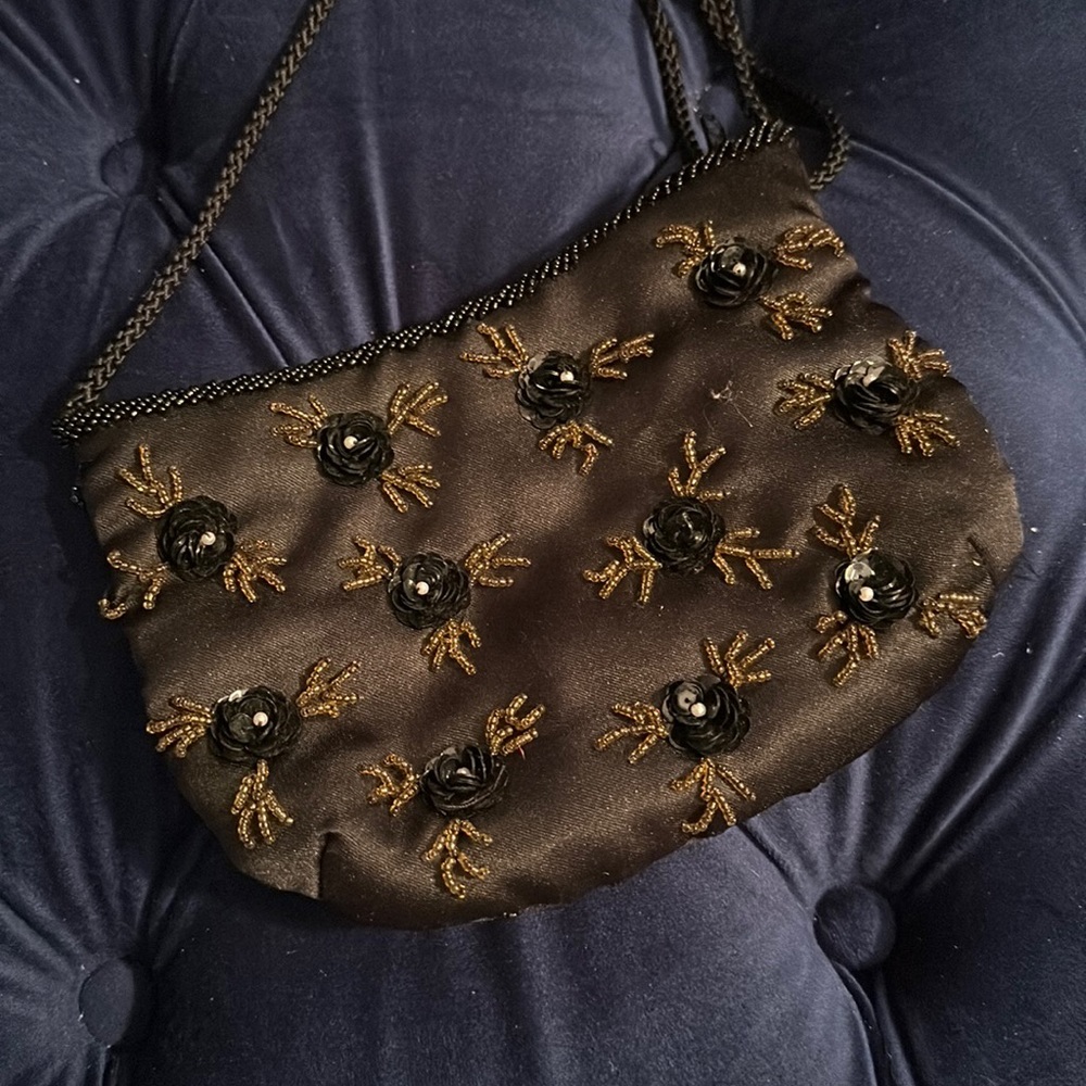 Vintage Cocktail Formal Small Crossbody Bag